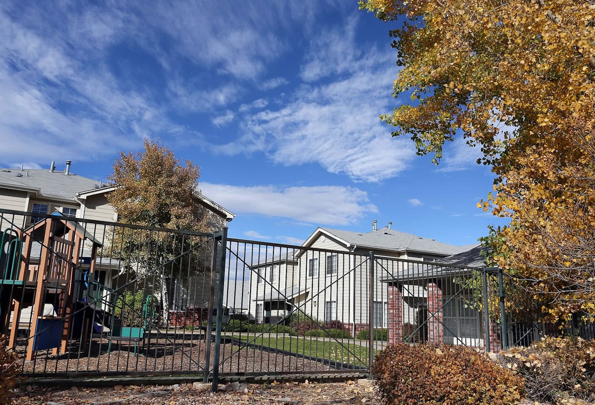The apartment complex in Aurora, Colo., which police say is the home of one of the three teenage girls who, according to U.S. authorities, were en route to join the Islamic State group in Syria when they were stopped at an airport in Germany.