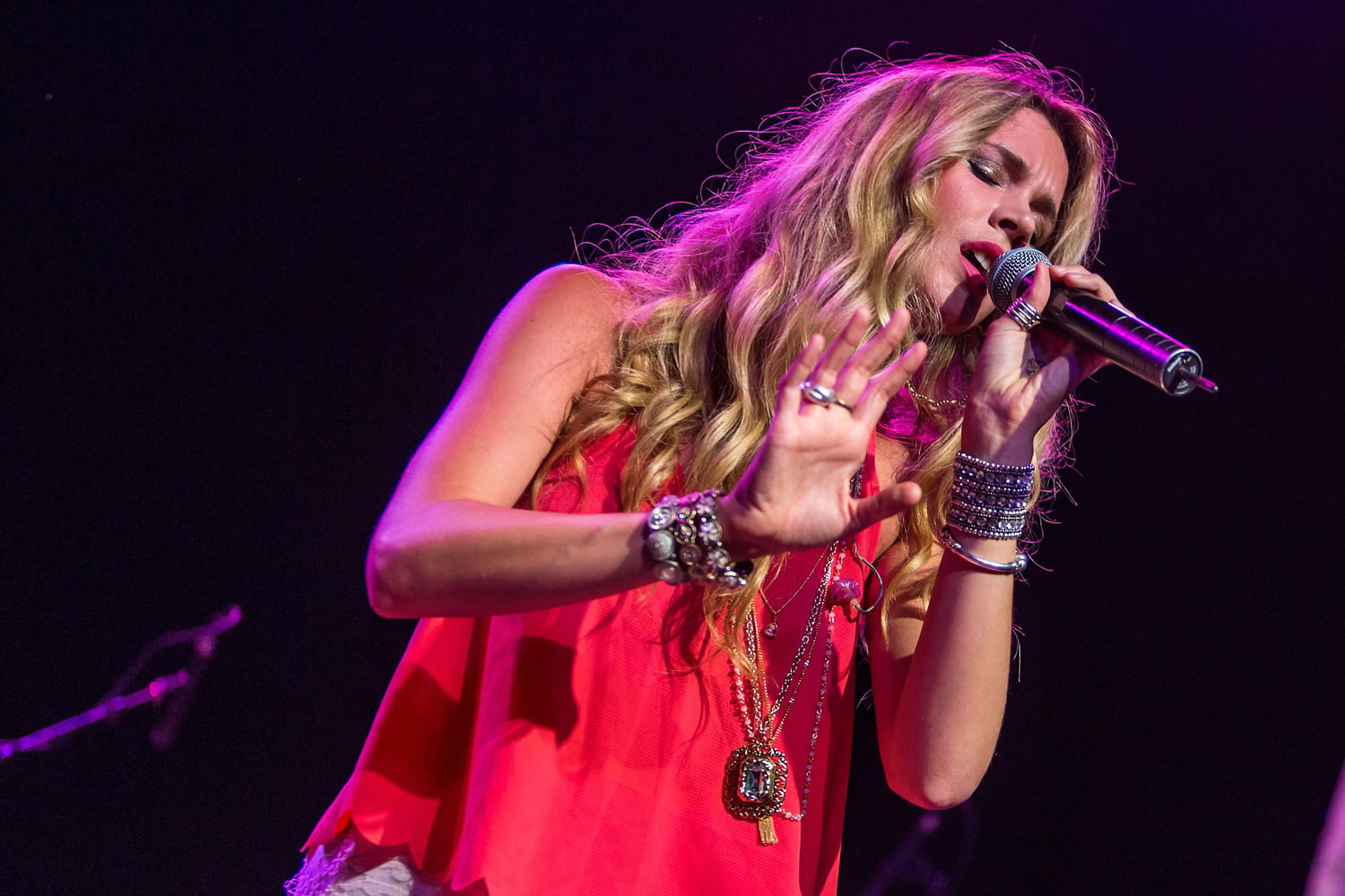 Joss Stone performs on stage July 23 at The Fonda Theatre in Los Angeles.