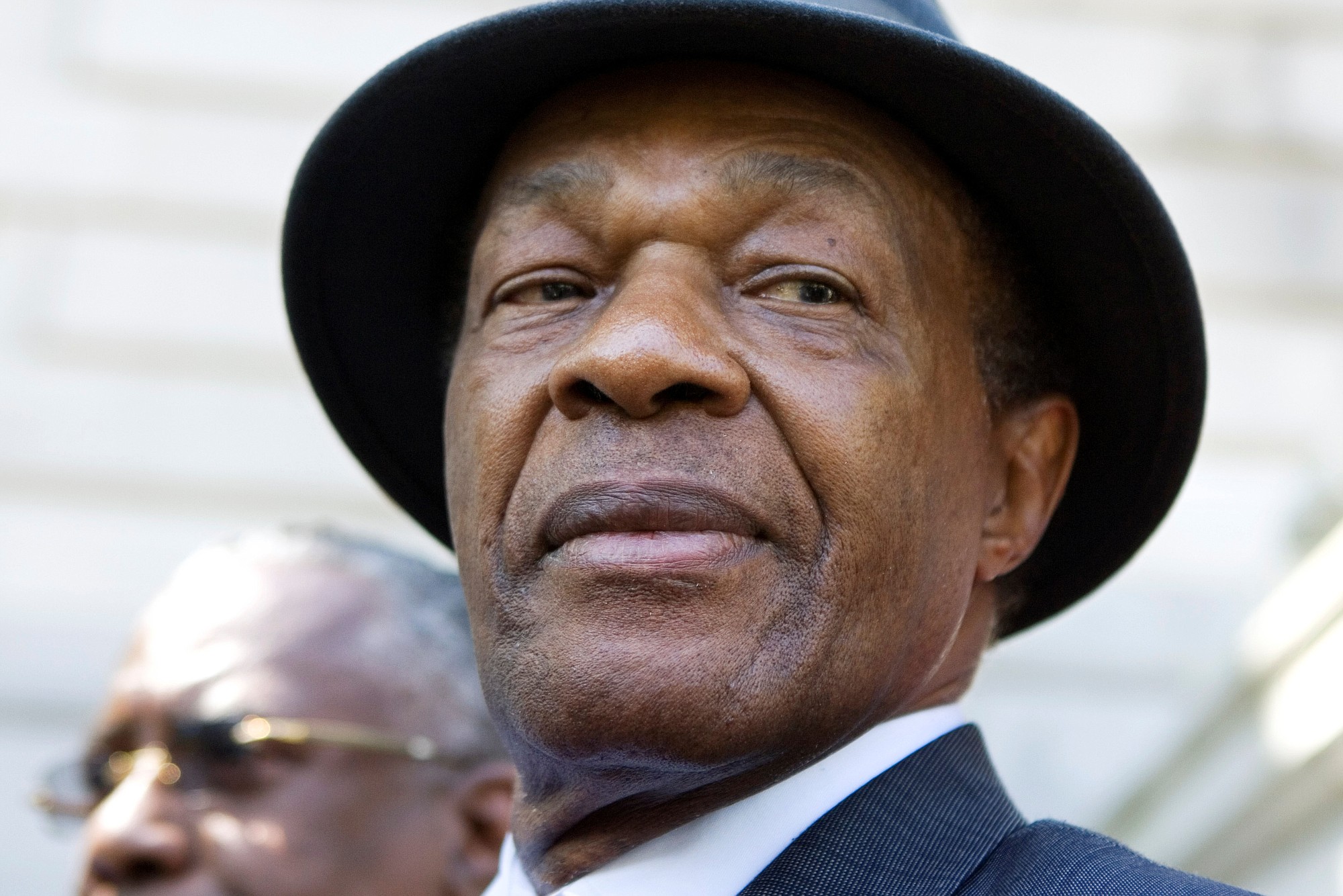 Former District of Columbia Mayor Marion Barry attends a news conference  July 6, 2009in Washington. Barry, who staged comeback after a 1990 crack cocaine arrest, died early Sunday morning.
