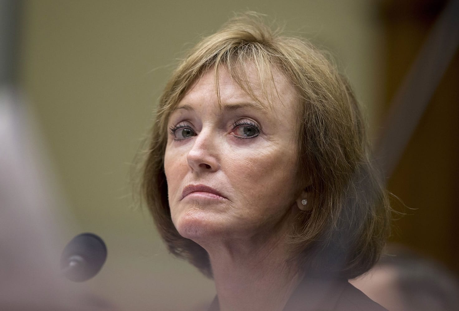 Medicaid Administrator Marilyn Tavenner testifies Sept. 18 on Capitol Hill in Washington. Tavenner -- who oversaw the rocky rollout of the president's health care law -- says she's stepping down at the end of February.