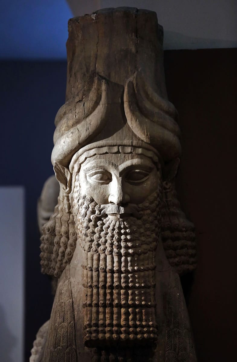 This Monday, Sept. 15, 2014 photo shows a marble statue displayed at the Iraqi National Museum in Baghdad. For more than 5,000 years, numerous civilizations have left their mark on upper Mesopotamia _ from Assyrians and Akkadians to Babylonians and Romans. Now much of that archaeological wealth is under the control of extremists from the Islamic State group. They have already destroyed some of that heritage in their zealotry to uproot what they see as heresy.