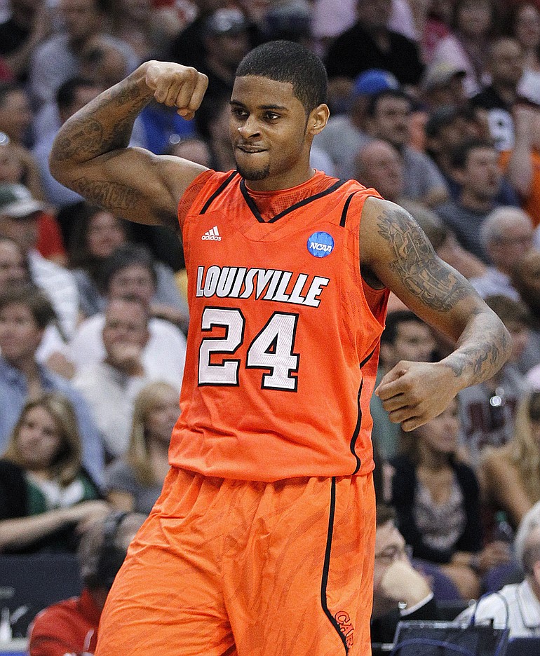 Louisville's Chane Behanan and his Cardinals teammates weren't wearing their usual red jerseys during the NCAA Tournament run.