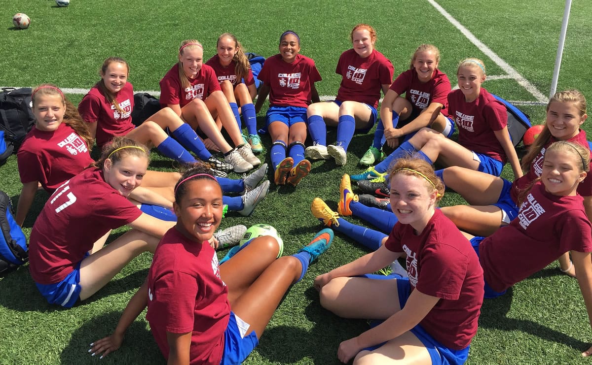 Members of the 2015 FC Salmon Creek Nemesis girls soccer team.
