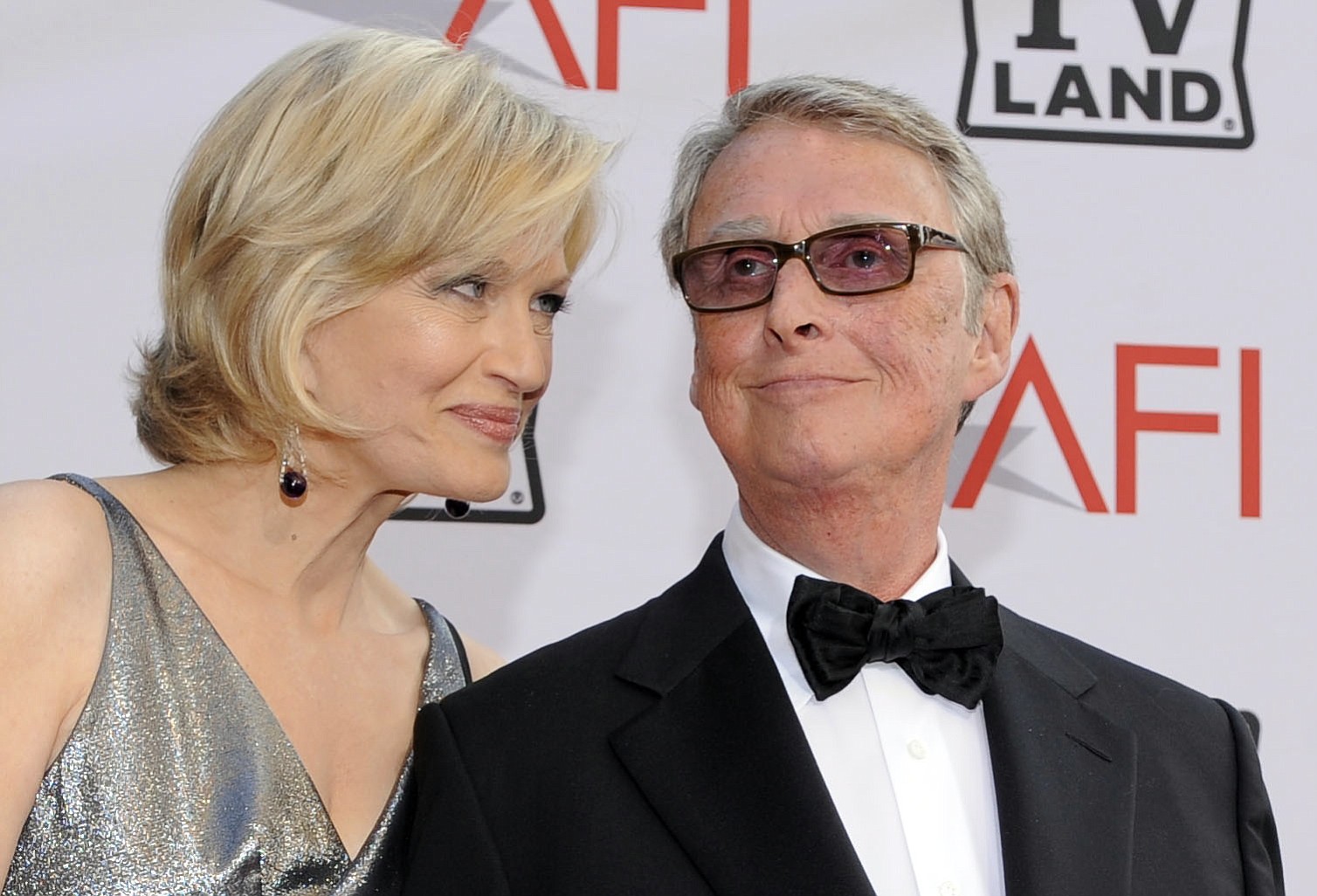 Journalist Diane Sawyer and director Mike Nichols arrive at the AFI Lifetime Achievement Awards honoring Mike Nichols, at Sony Pictures Studios in 2010 in Culver City, Calif. ABC News confirms director Mike Nichols and husband of Diane Sawyer died Wednesday evening Nov. 19, 2014.