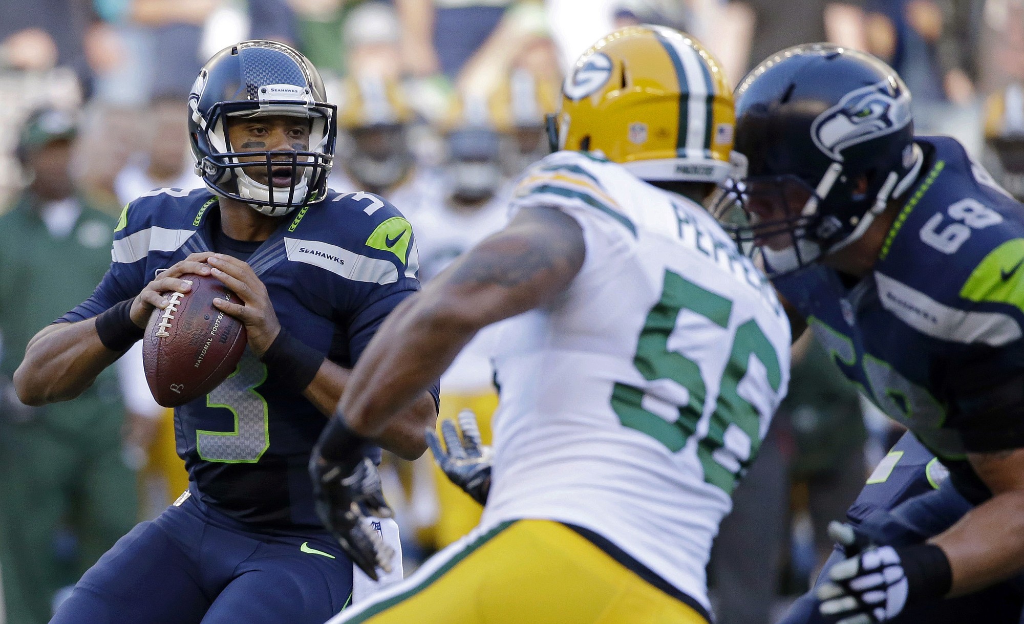No. 4 - Seattle must have Russell Wilson keep his playoff form. The Seahawks quarterback has played his best in the biggest games. Last week's playoff win was his best game of the season by passer rating (149.2), as he completed 15 of 22 passes for 268 yards, three touchdowns and no interceptions.