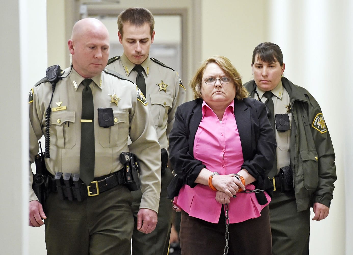 Gadsden Times files
Joyce Hardin Garrard, the Alabama woman convicted of running her 9-year-old granddaughter to death as punishment for lying about candy, was sentenced Monday to life in prison without the possibility of parole.