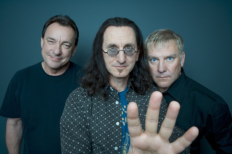 The classic rock band Rush -- Neil Peart, from left, Geddy Lee and Alex Lifeson -- will perform on June 28 at Sleep Country Amphitheater near Ridgefield.