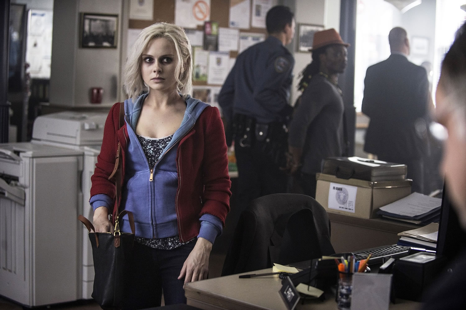 Rose McIver stars as Olivia &quot;Liv&quot; Moore in the pilot for the television series &quot;iZombie.&quot; McIver plays a medical student-turned-zombie in her new show, which premiered Tuesday on The CW.