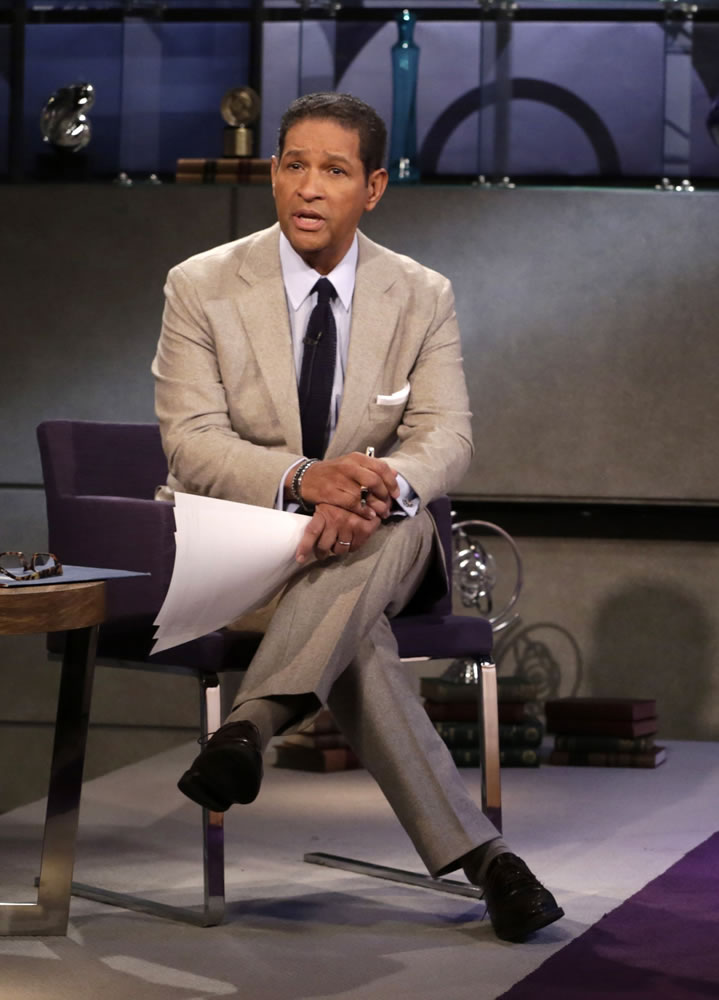 Bryant Gumbel appears on the set of &quot;Real Sports With Bryant Gumbel.&quot; The award-winning HBO newsmagazine is marking its 20th year.