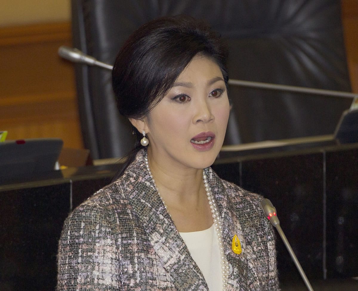 Yingluck Shinawatra, Thailand's former prime minister.