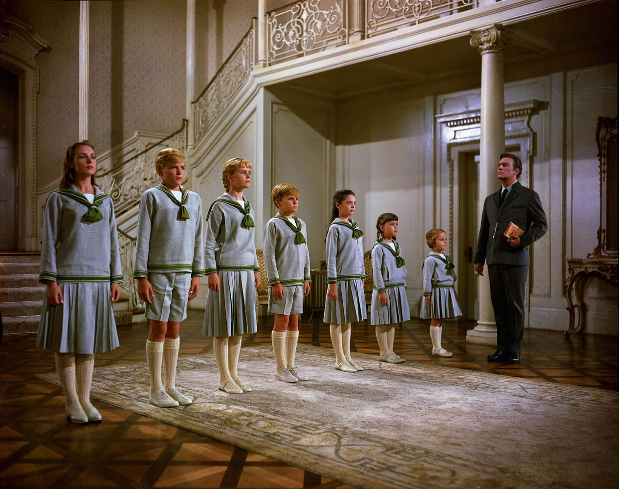 Twentieth Century Fox Home Entertainment
Charmian Carr as Liesl, from left, Nicholas Hammond as Friedrich, Heather Menzies as Louisa, Duane Chase as Kurt, Angela Cartwright as Brigitta, Debbie Turner as Marta, Kym Karath as Gretl, and Christopher Plummer as Captain von Trapp, in a scene from the film &quot;The Sound of Music.&quot; The 1965 Oscar-winning film adaptation of the Rodgers