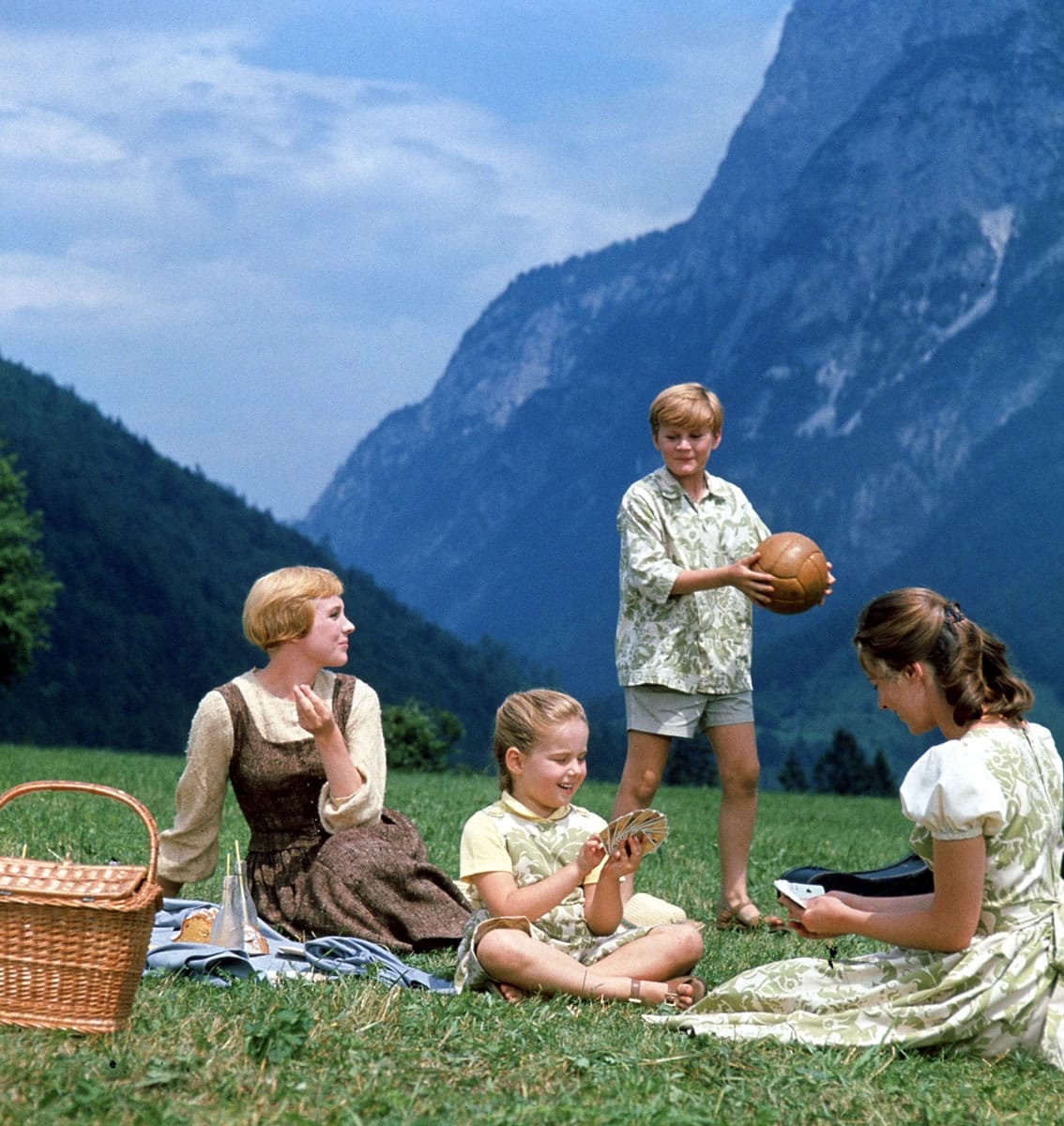 Twentieth Century Fox Home Entertainment
Julie Andrews, as Maria, from left, Kym Karath, as Gretl, Duane Chase, as Kurt, and Chairmian Carr, as Liesl, in a scene during the song &quot;Do-Re-Mi&quot; from the film &quot;The Sound of Music.&quot; The 1965 Oscar-winning film adaptation of the Rodgers