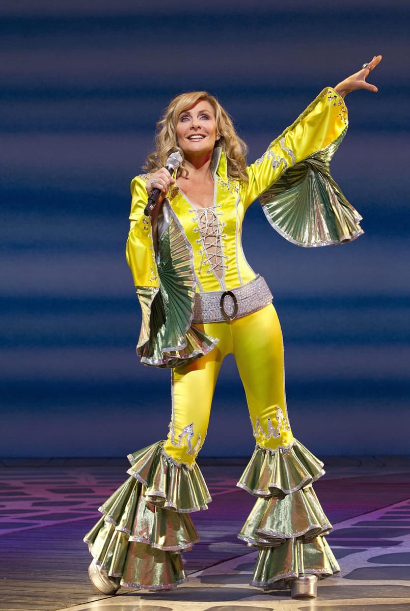 Judy McLane appears during a performance of the musical &quot;Mamma Mia!&quot; On Sept.