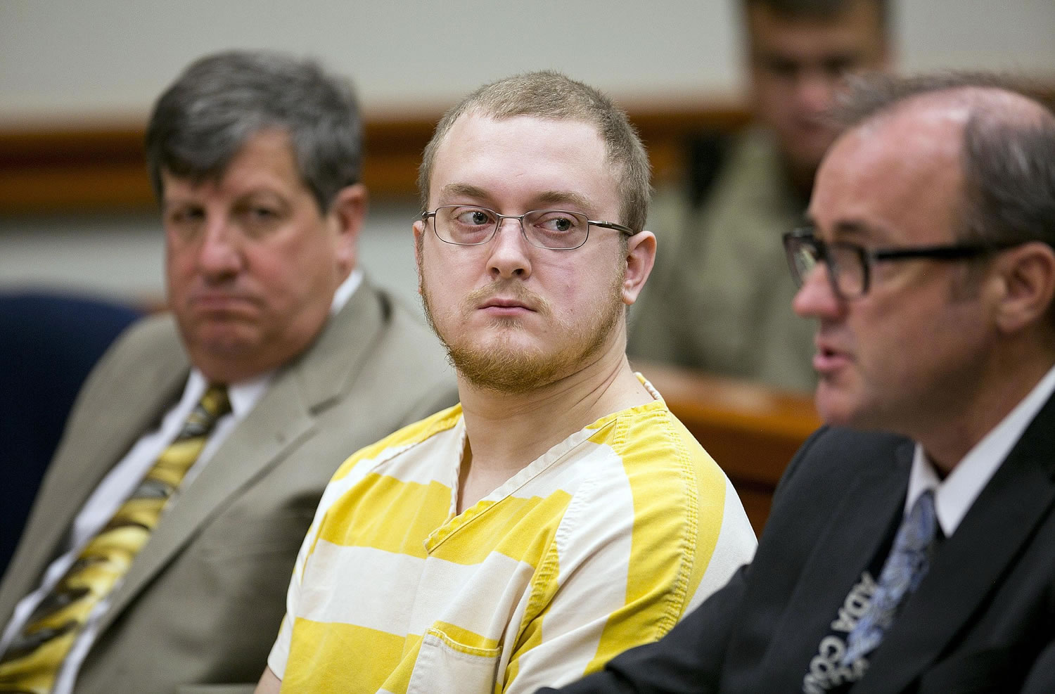 Adam Dees pleaded guilty to three counts of first-degree murder.