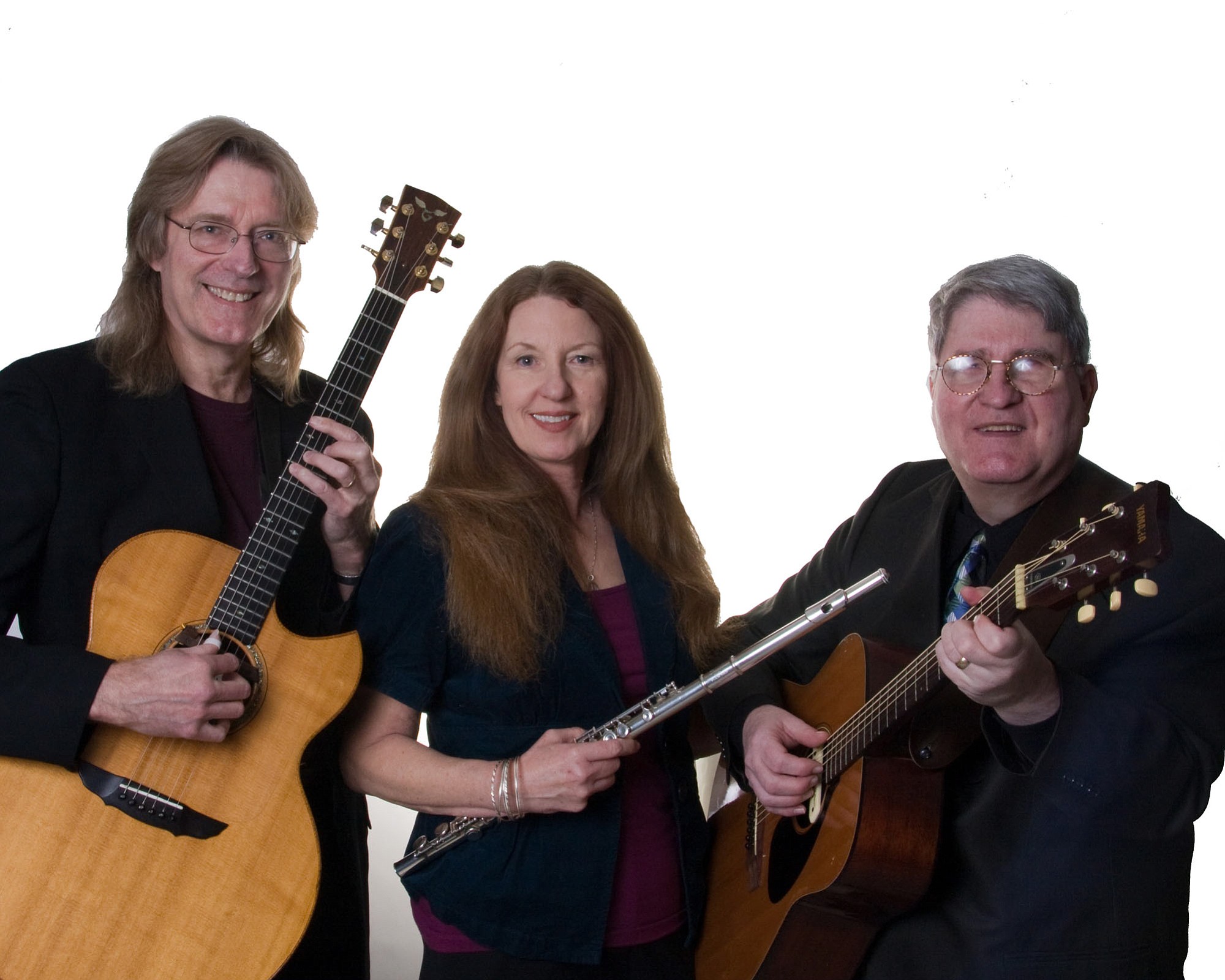 Three Together -- Doug Smith, Judy Koch Smith and Don Mitchell -- will perform March 6 at the Sherman Auditorium, Washington State School for the Blind