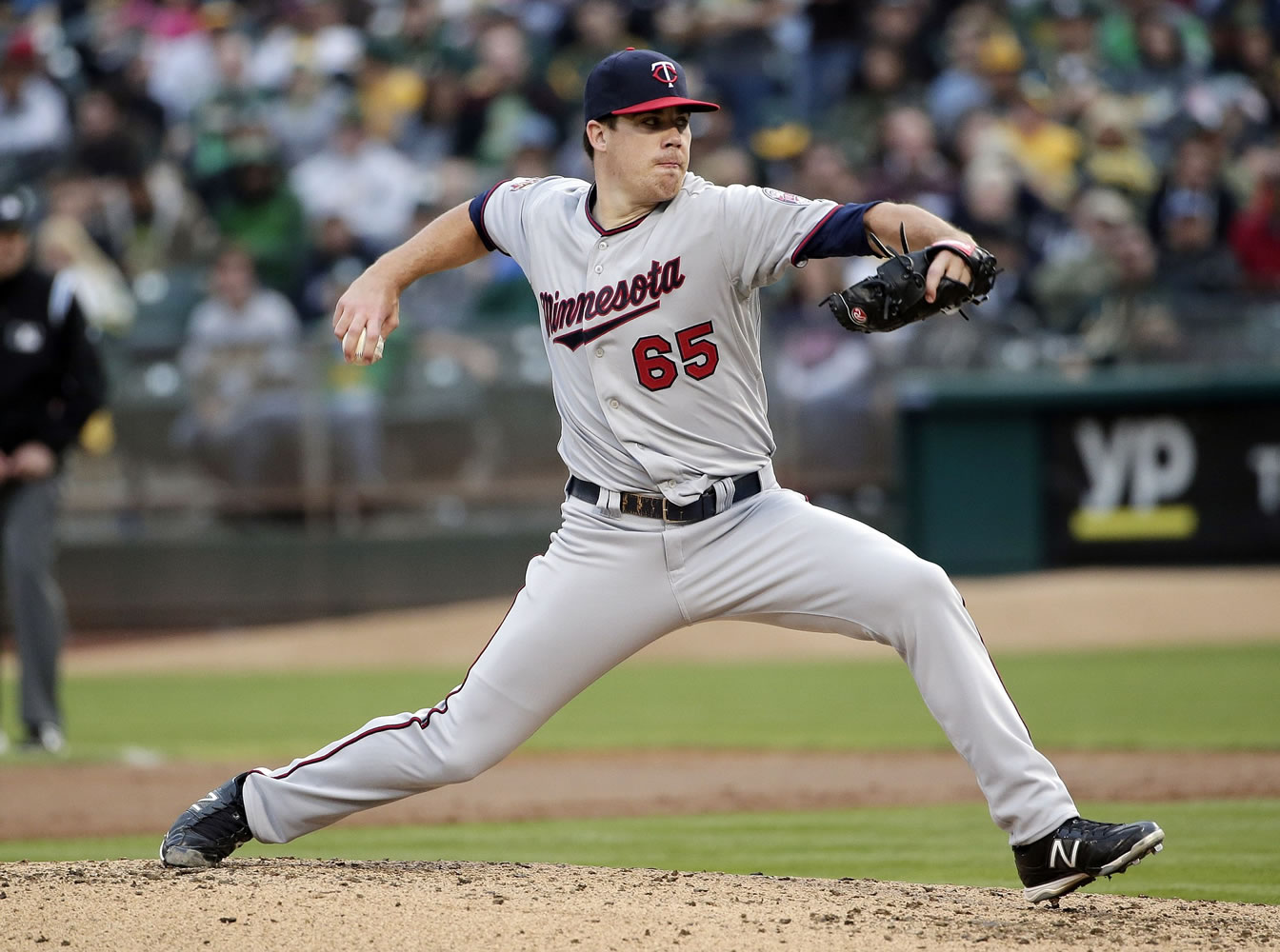 Minnesota Twins starting pitcher Trevor May of Kelso makes his major league debut Saturday against the Oakland Athletics.