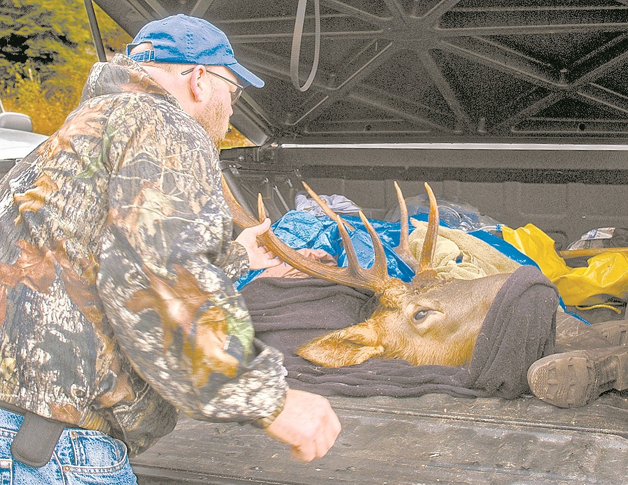 Jason Gray said buying a Weyerhaeuser permit turned out to be worth it because he bagged a 4-by-5 bull.