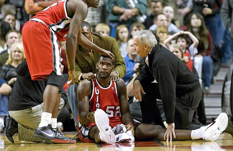 Blazers center Greg Oden hasn't played since December, when he suffered a fractured patella in a game against Houston.