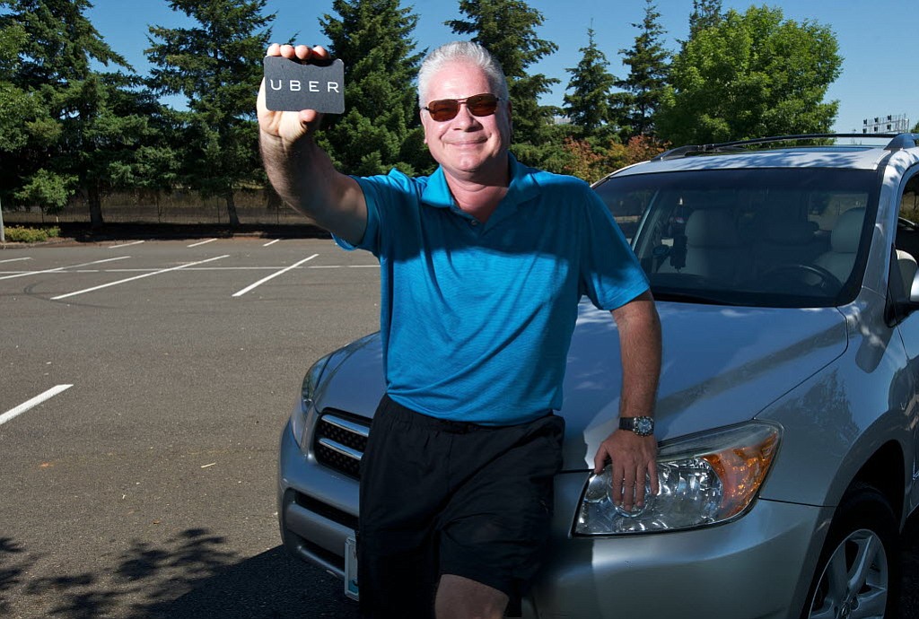 Uber driver Eric Hansen of Vancouver was one of the first drivers for Uber Vancouver, a ride-sharing system launched in the city in the summer.