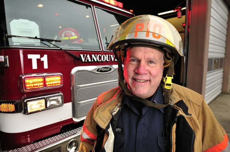 Jim Flaherty, former firefighter and spokesman for the Vancouver Fire Department, spent the better part of a week attending four funerals a day in New York City in the aftermath of the Sept.