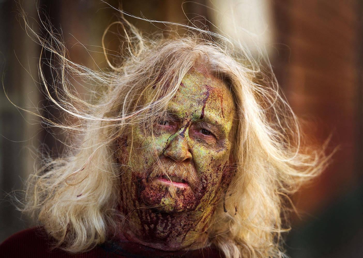 The work of special effects makeup artists with Los Angeles based Synapse FX, who spent hours transforming Phil Humphrey of Spokane into a &quot;Z Nation&quot; zombie extra in Spokane.