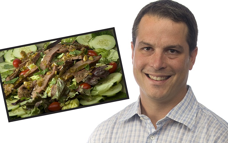 Dave Wrast has several recipes his fellow firefighters often request, including his Thai Beef Salad.