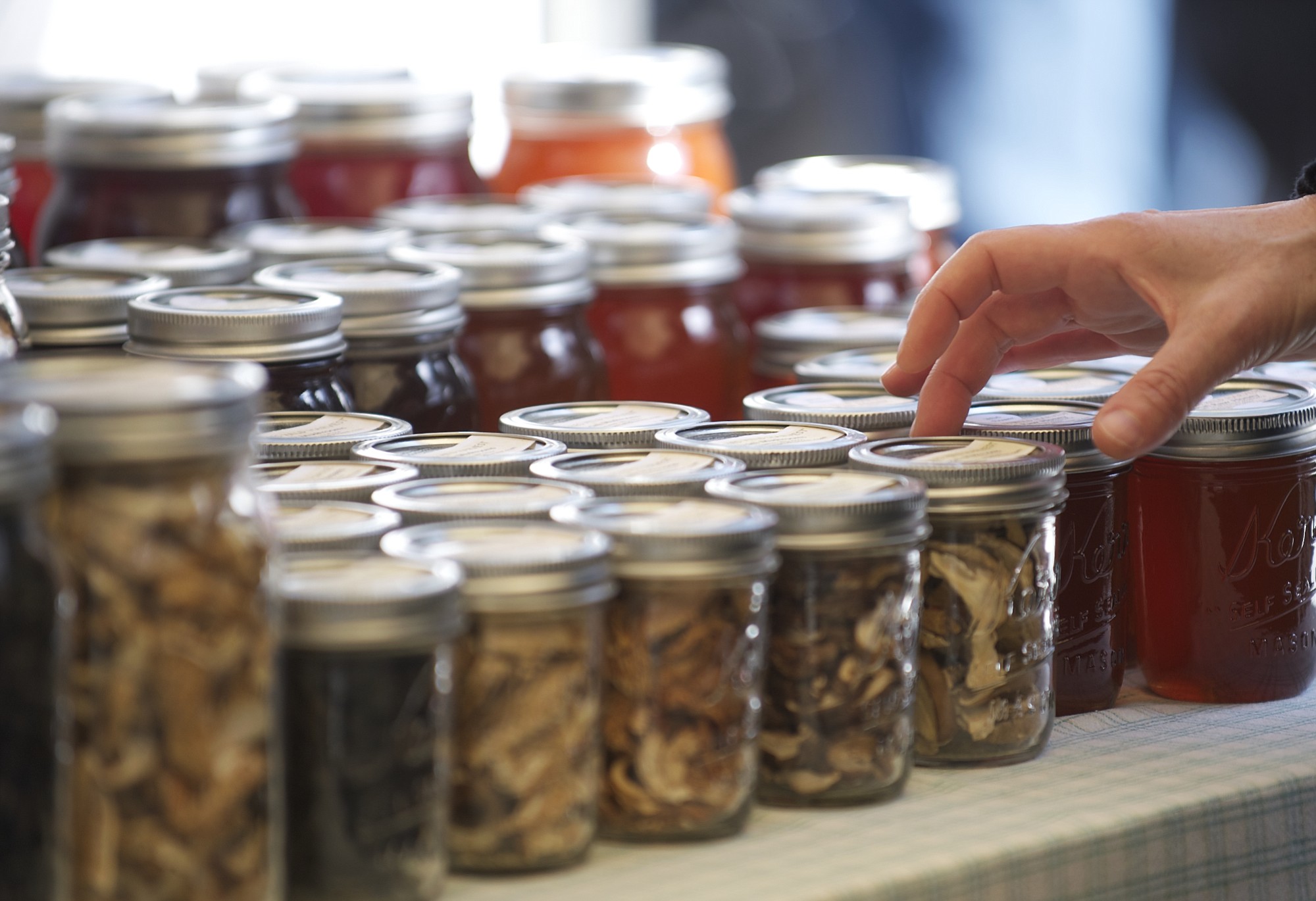 Columbian files
Jars of mushrooms and other prepared products are becoming more popular at farmers markets, said Jordan Boldt, executive director of the Vancouver Farmers Market.