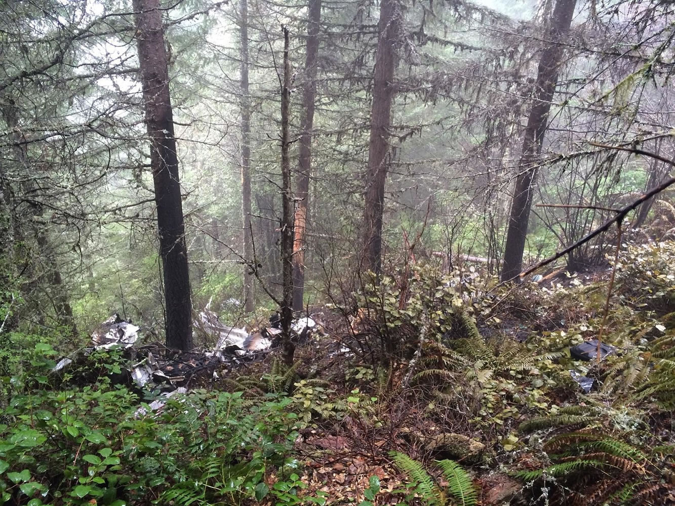 The wreckage of a small airplane bound for Vancouver was found in Oregon on April 24.