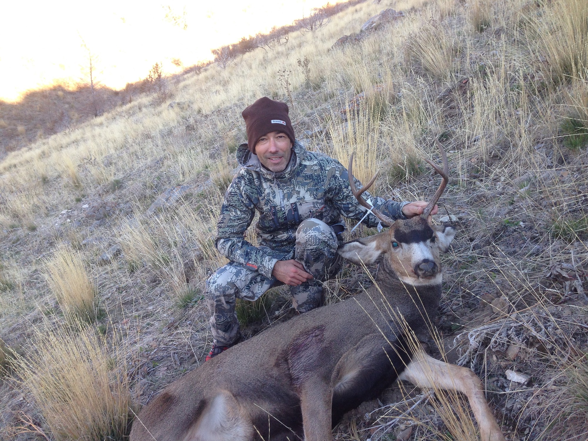 Brian Miesch, of Pocatello, Idaho, bagged a year-and-a-half-old buck this season after finishing the Wildavore program.