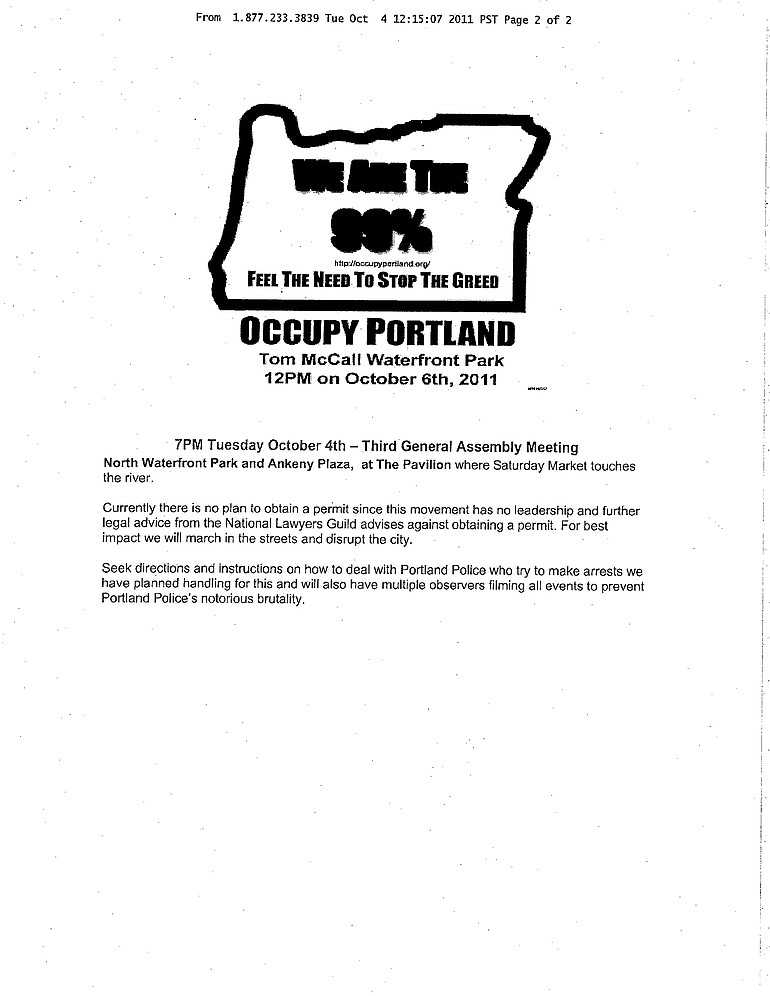 Portland police released this image.