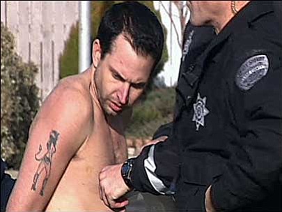 A man suspected of stealing a deputy's patrol car is apprehended by the Clark County Sheriff's Office Sunday morning.