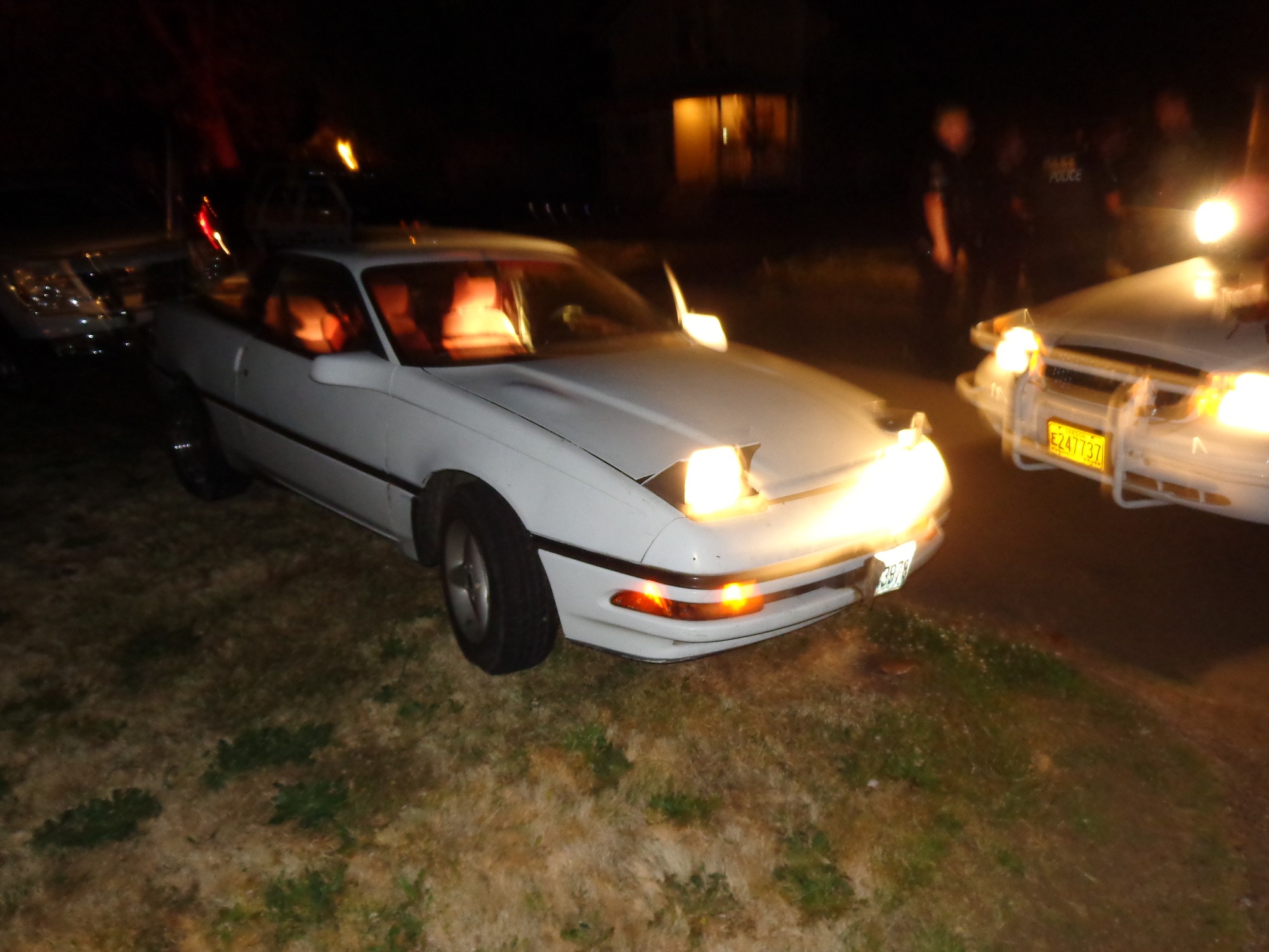 A teenage driver was sent to the hospital for minor injuries after police say the driver rammed a police car during a pursuit in Milwaukie, Ore. Wednesday evening.