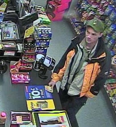 Police released this photo of a man who allegedly robbed a convenience store in La Center early Monday morning.