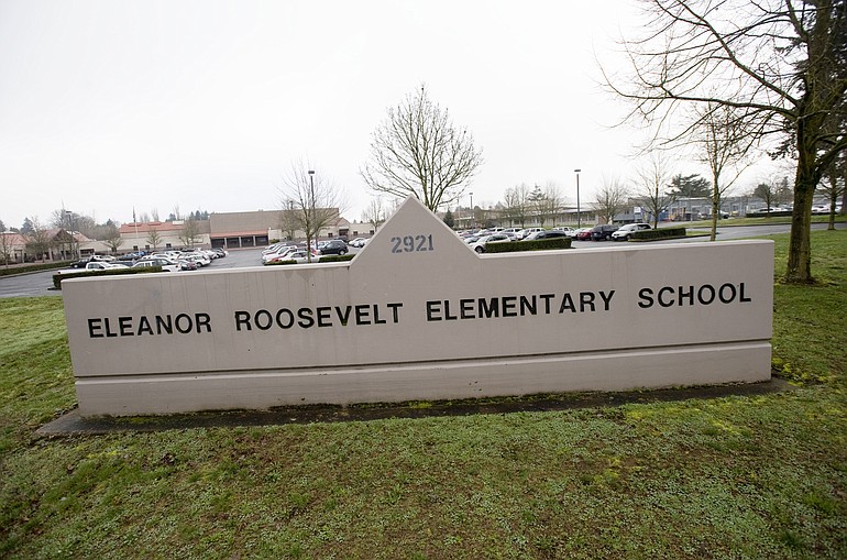 Eleanor Roosevelt Elementary School issued a lock down after a report of a child bringing a toy gun to the school Tuesday morning