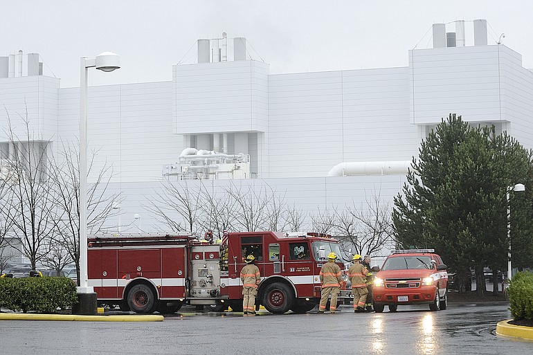 Fire crews from Camas and Vancouver responded to a fire at about 2:30 p.m. at the WaferTech plant, 5509 N.W. Parker St. in Camas, Washington Tuesday January 18, 2011.
