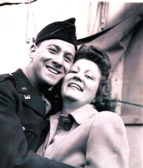 Vic and Bobbi in 1942