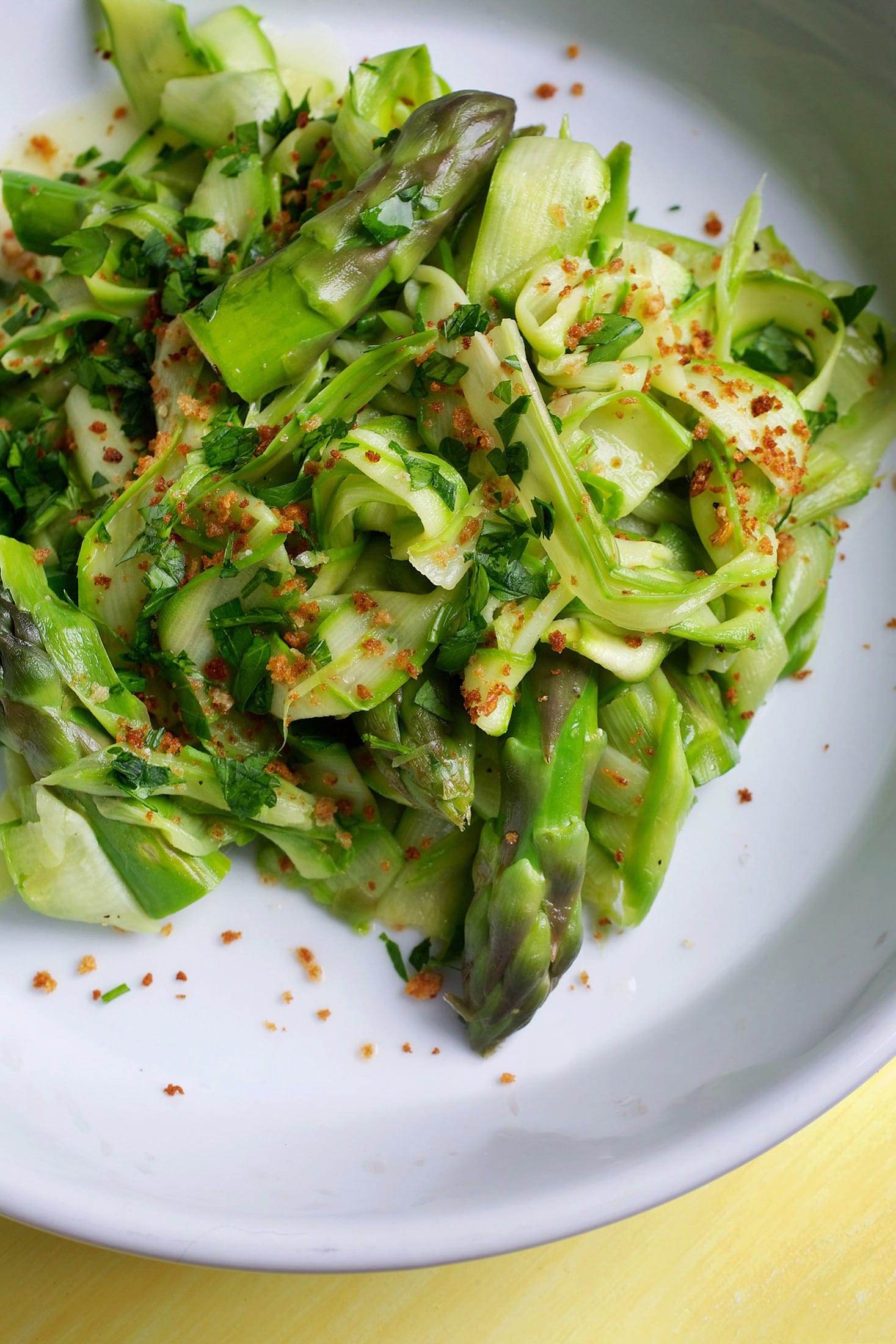 To shake up the vegetable routine, try Asparagus Pasta With Garlicky Bread Crumbs.