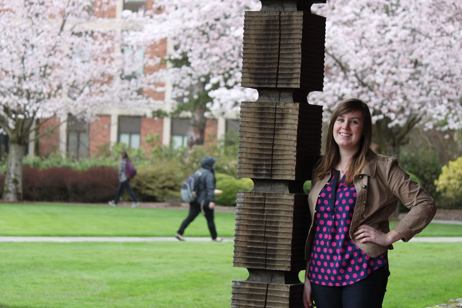 Kelly Slauson, 20, was diagnosed with rheumatoid arthritis when she was 18 months old. The past 18 years have been filled with ups and downs when it comes to issues surrounding her health, but with the support of her family the University of Portland junior has taken it all in stride. She continues to reach out to other RA sufferers through the Arthritis Foundation, and is studying to become a registered nurse. &quot;I have had so many people help me along my journey,&quot; she said.