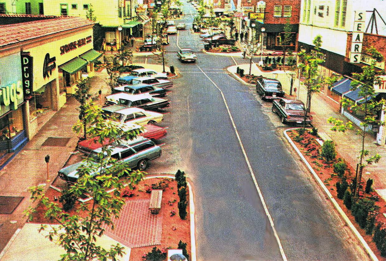 This photo of Northeast Fourth Avenue in downtown Camas was taken in 1967. &quot;Spring Into History Day&quot; on Saturday will include a family-oriented scavenger hunt. This trivia contest will begin at 1 p.m., when participants will begin snapping digital photos of 25 locations in the business district.