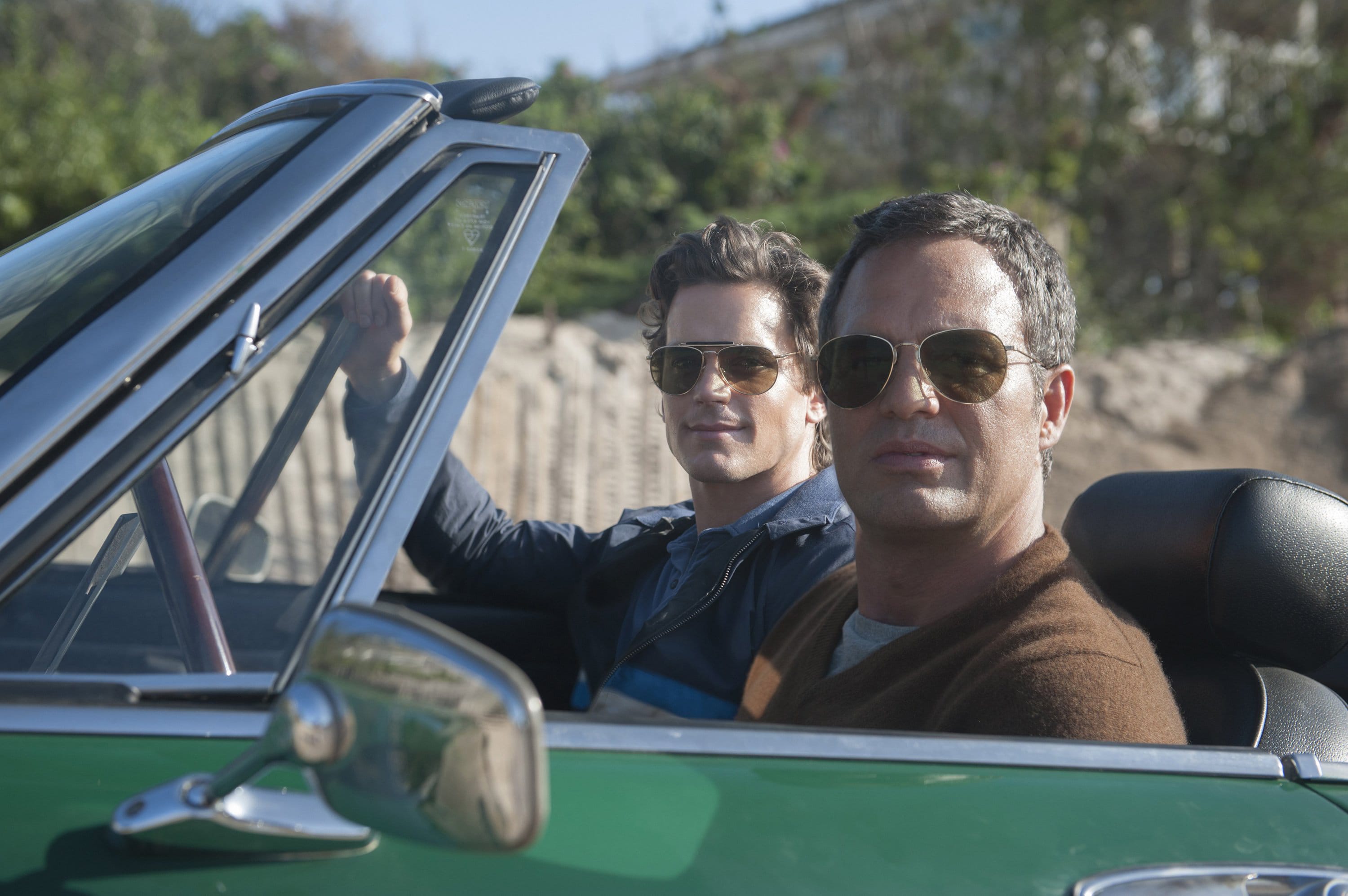Matt Bomer and Mark Ruffalo play a gay couple in &quot;The Normal Heart&quot; on HBO.