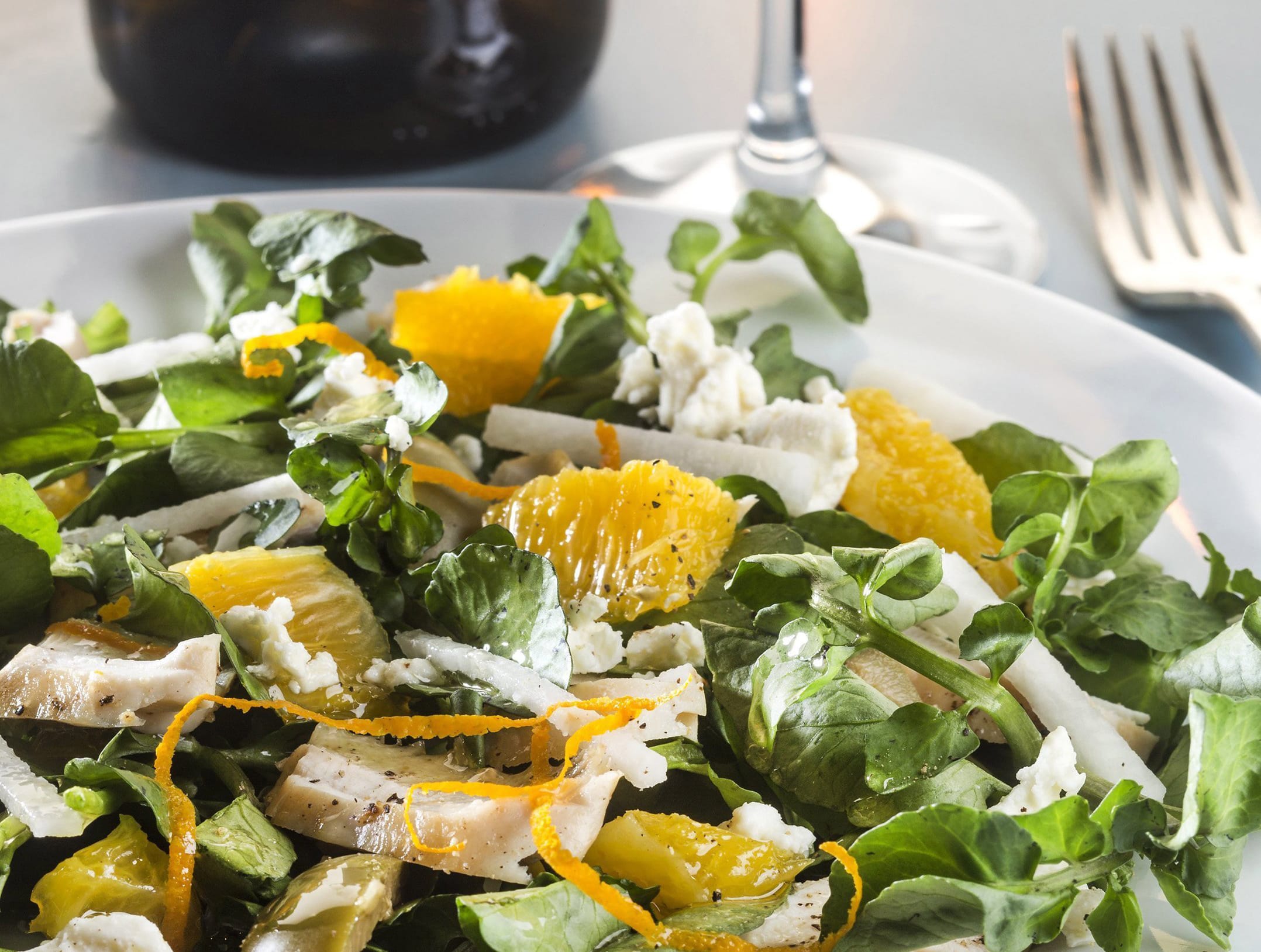 Crisp, peppery watercress takes a starring role in this summer salad.