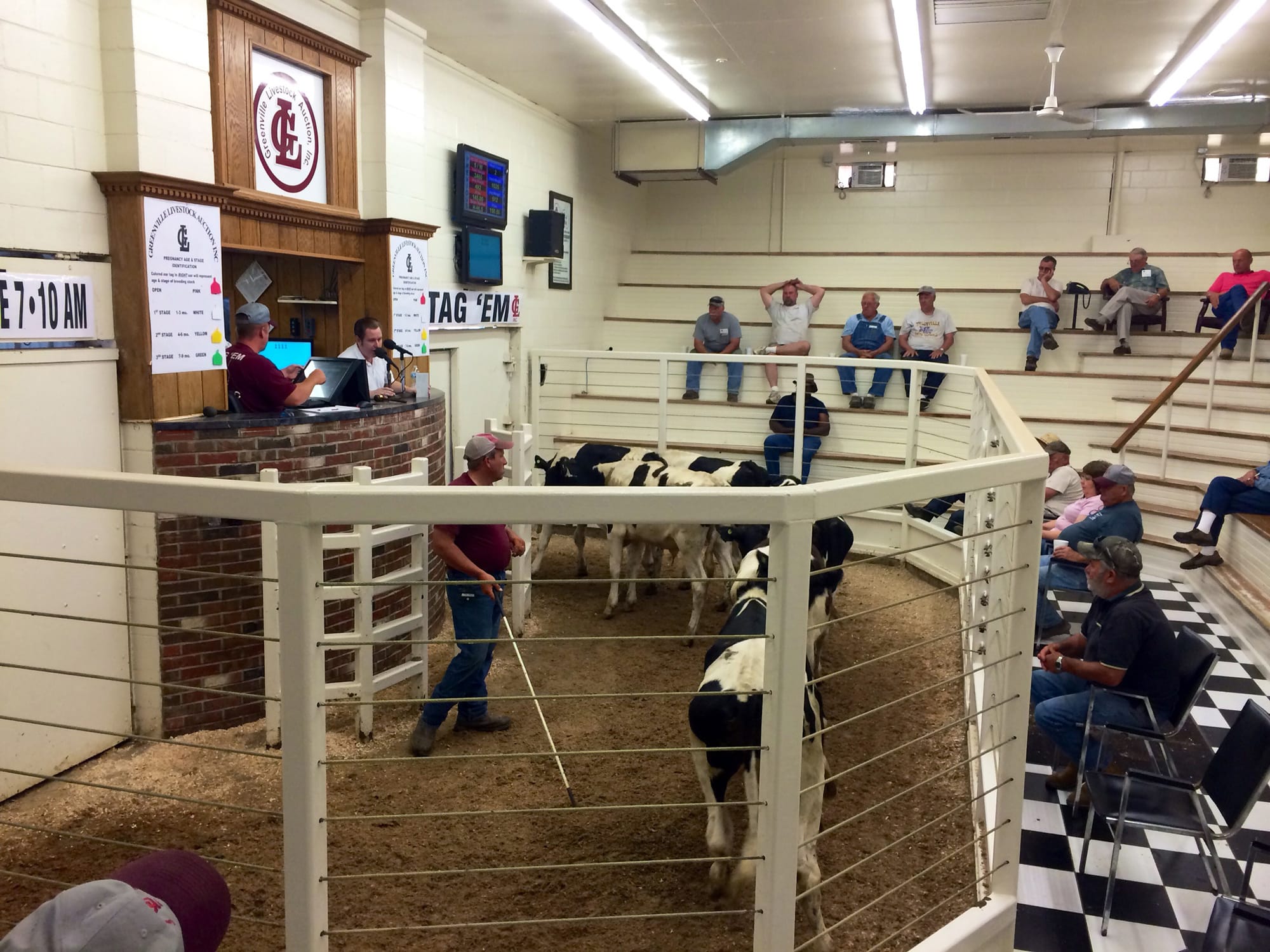 The Greenville Livestock Auction in Greenville, Ill. Beef prices are up 74 percent since 2009 to the highest on record, after a seven-year decline in the herd left the fewest cattle in at least six decades, government data show.