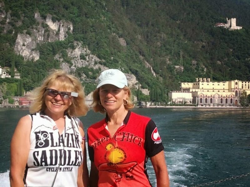 Courtesy of Cindi Rauch
Patty Holt, left, and Cindi Rauch cycled through Italy over the summer.