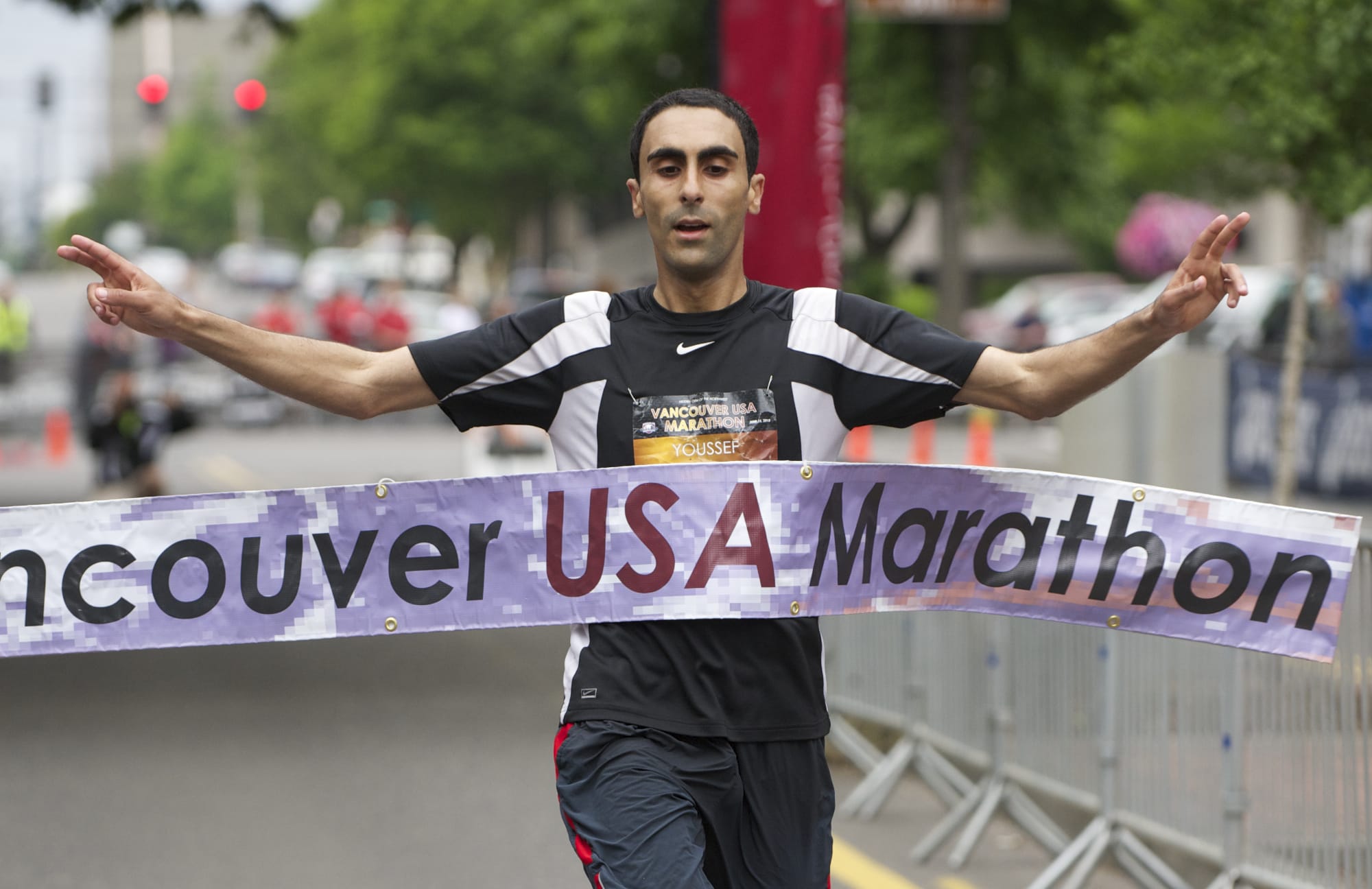 Youssef Zirari won 2013 and 2012 Vancouver USA marathons