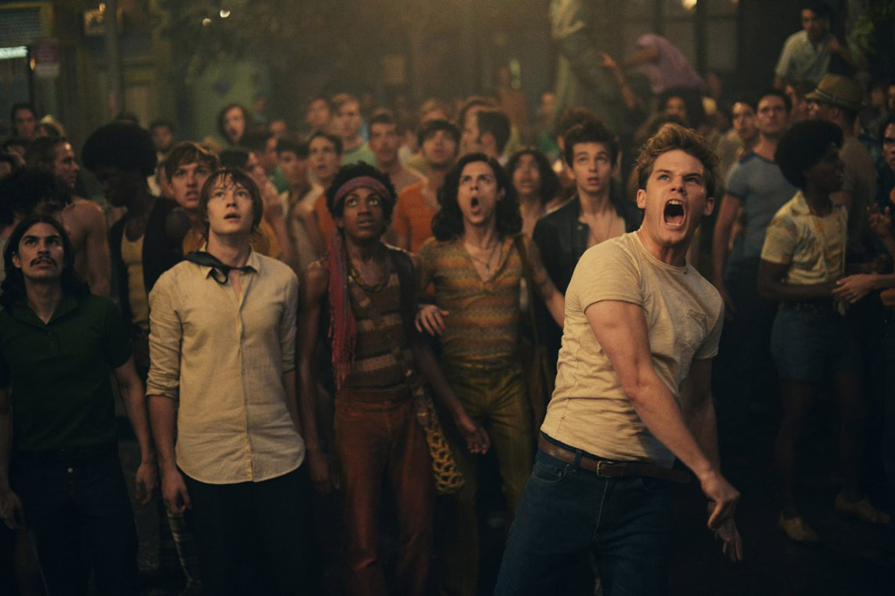 Jeremy Irvine in &quot;Stonewall.&quot; (Philippe Bosse/Roadside Attractions/TNS)