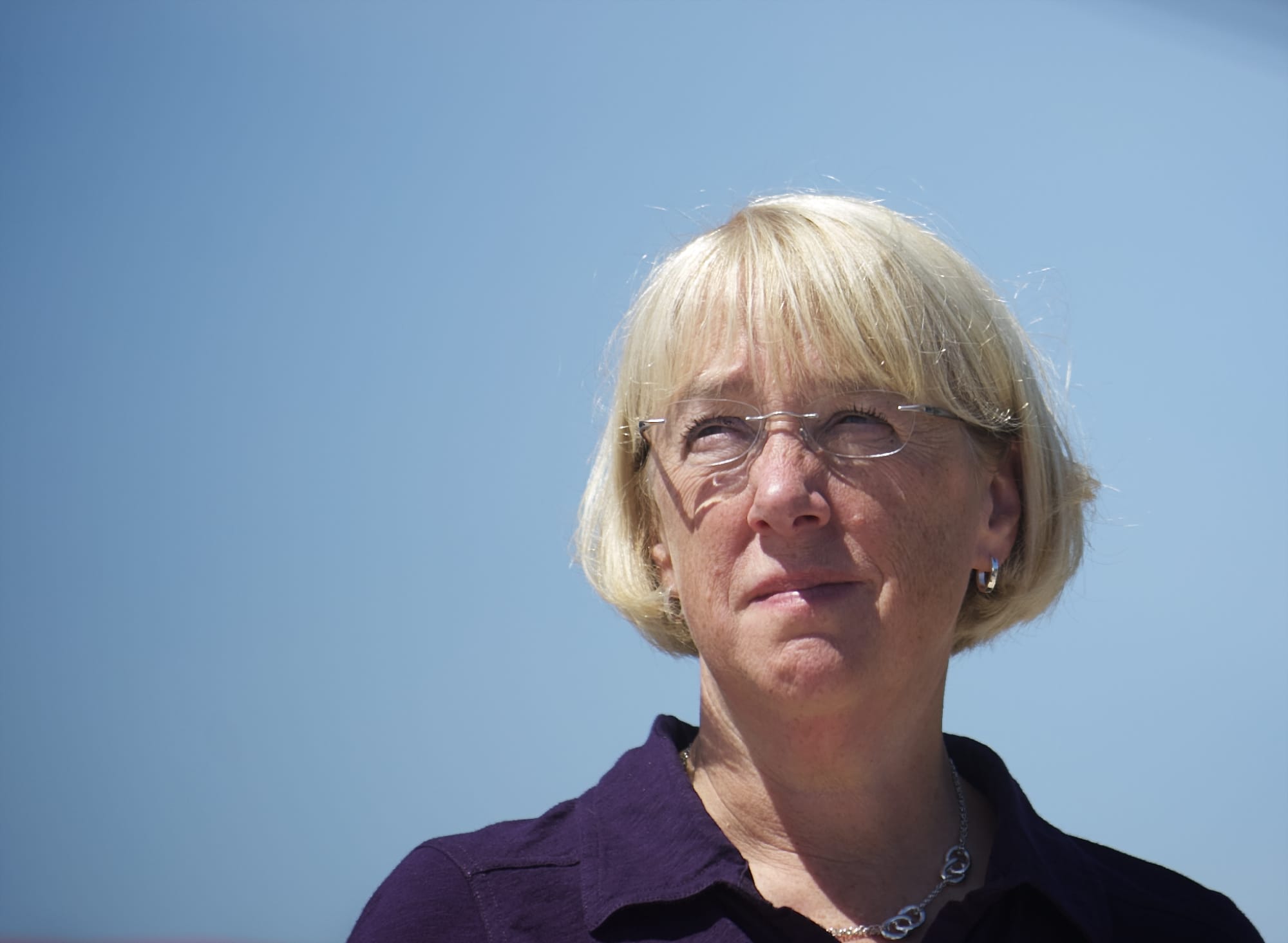 Sen. Patty Murray attends the dedication of the Ridgefield interchange over Interstate 5 on Aug. 12, 2013.