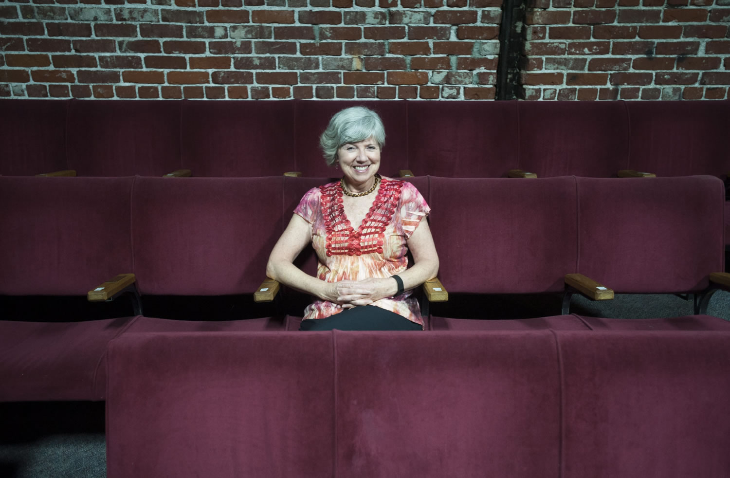 Jaynie Roberts, owner of the Magenta Theater in Vancouver. After six years at 606 Main St., the theater has plans to move five blocks north to a larger space.