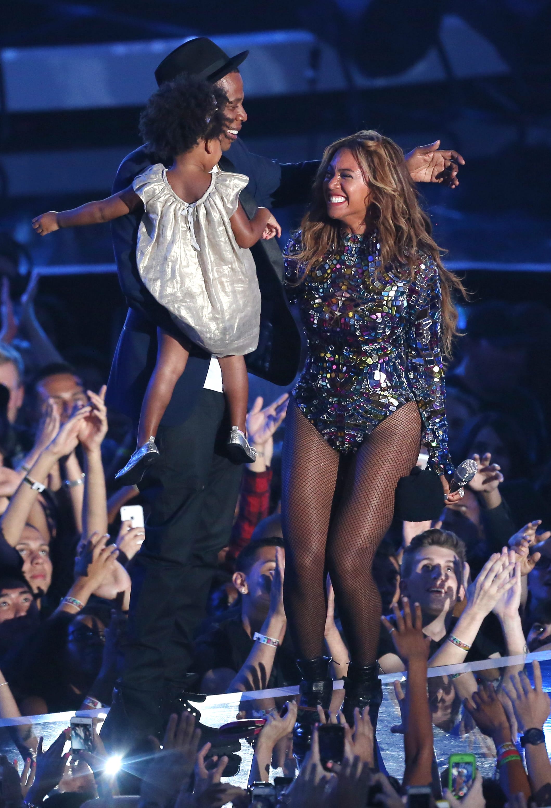 Beyonce accepts the Video Vanguard Award at the MTV Video Music Awards at The Forum on Sunday in Inglewood, Calif.