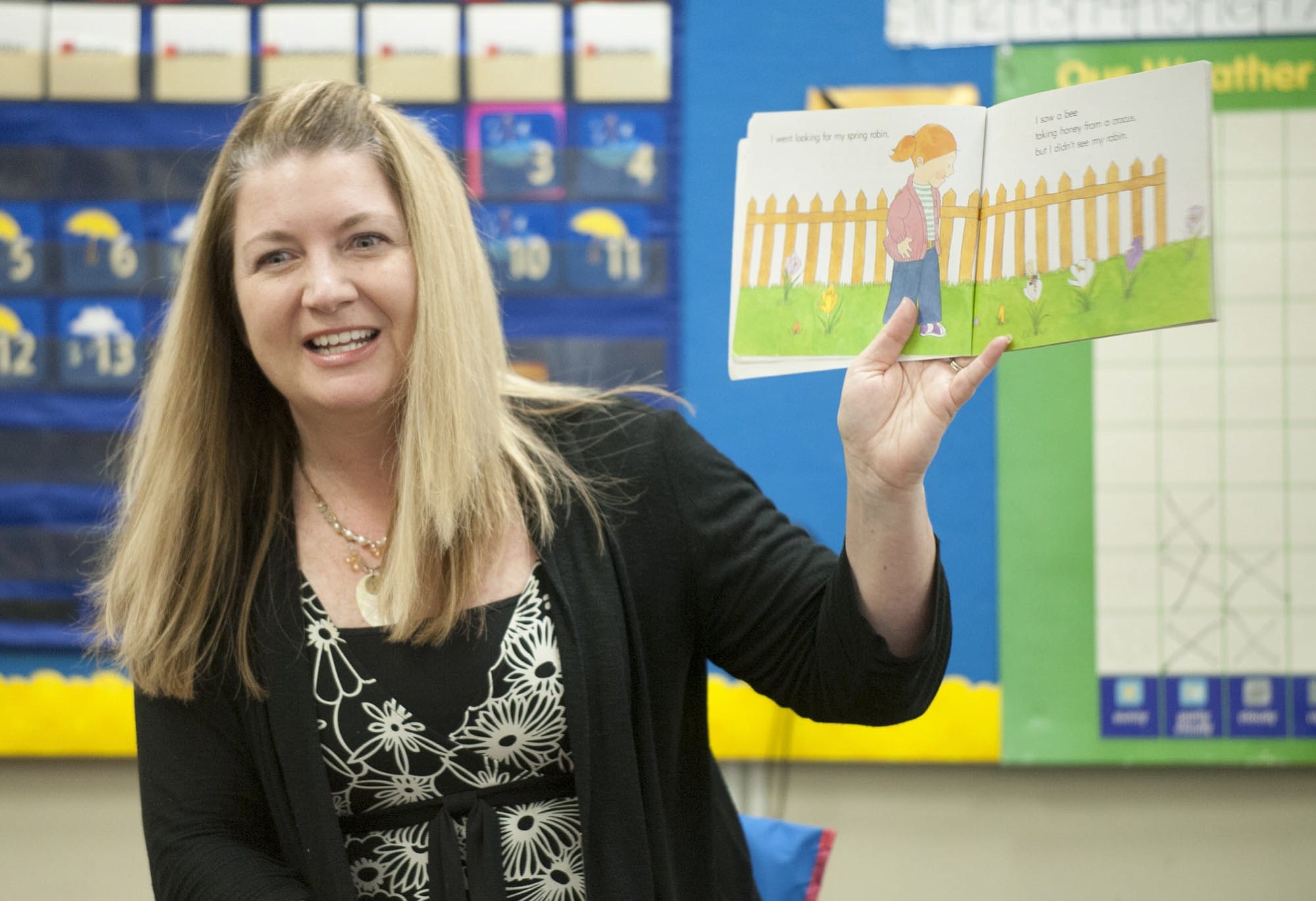 Jodie Brusseau teaches all-day kindergarten at Riverview Elementary in Evergreen Public Schools. Her district was the first in Clark County to implement tuition-free, all-day kindergarten district-wide.
