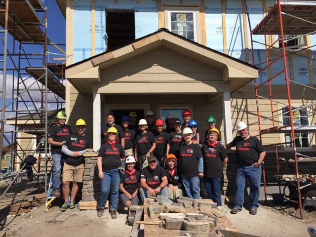 Fircrest: A group of volunteers Columbia River Associates in Vancouver traveled to Kalispell, Mont., to help build homes as part of a week-long Thrivent Builds Worldwide trip.